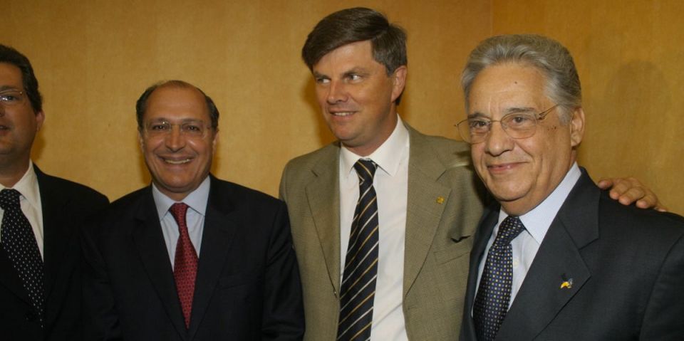 Dep Júlio com Geraldo Alckmin e presidente FHC